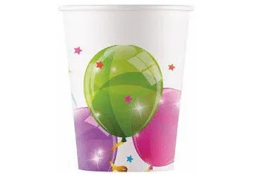 Papptopsid FSC Balloons 200ml, 8tk