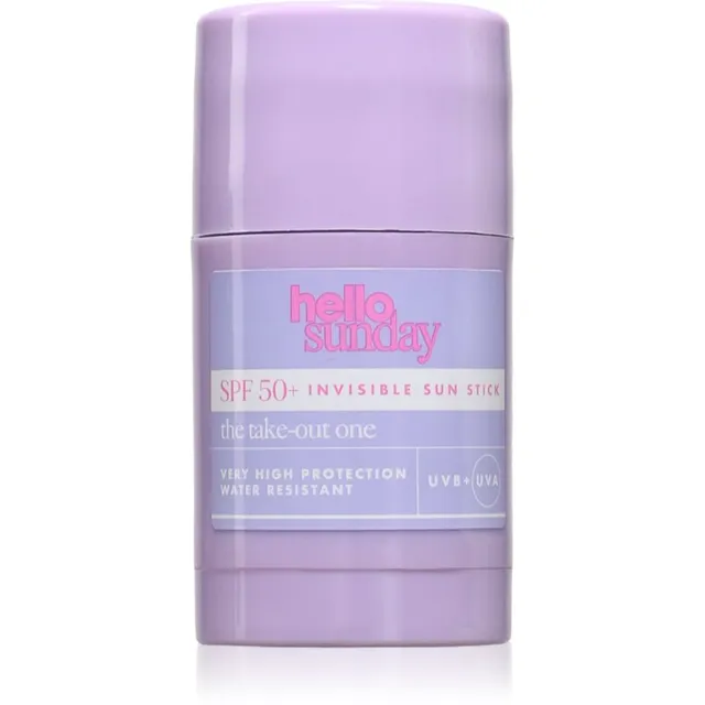 hello sunday the take-out one invisible sun stick Toitev ja niisutav pulk SPF 50+ 25 g