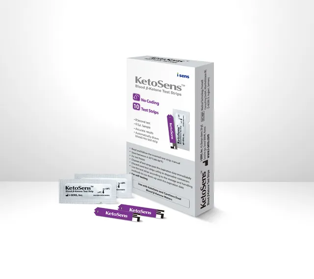 CARESENSE KETOSENSE KETOONISISALDUSE TESTRIBAD N10