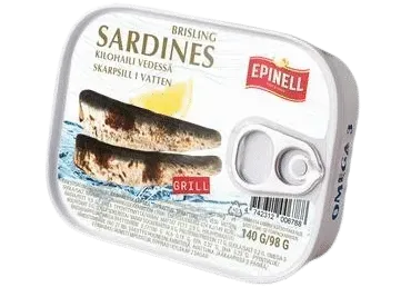 Grill sardiinid omas mahlas, EPINELL, 140g