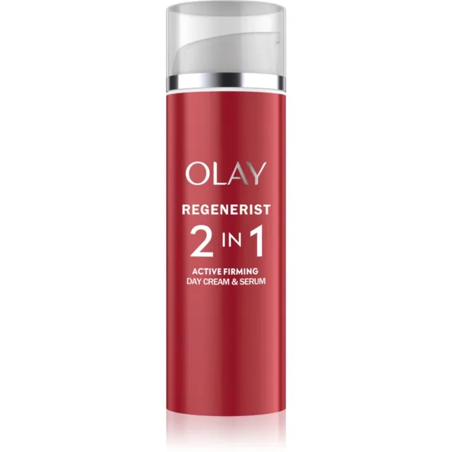 Olay Regenerist 2 in 1 Day Cream & Serum pinguldav päevakreem ja -seerum kortsudevastase toimega kaks-ühes 50 ml