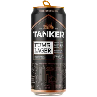 Tanker Tume Lager õlu 5%vol 500ml