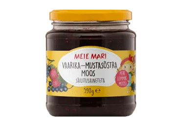 Meie Mari vaarika-mustasõstramoos 590g