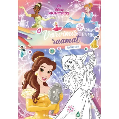 Raamat Disney Printsess. Värvimisraamat