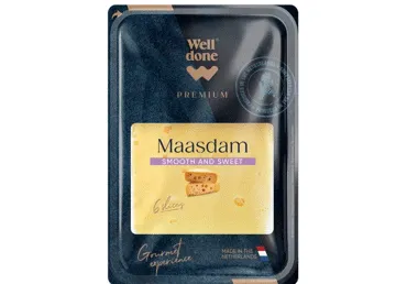 Juust MaasdamWELL DONE PREMIUM viil.120g