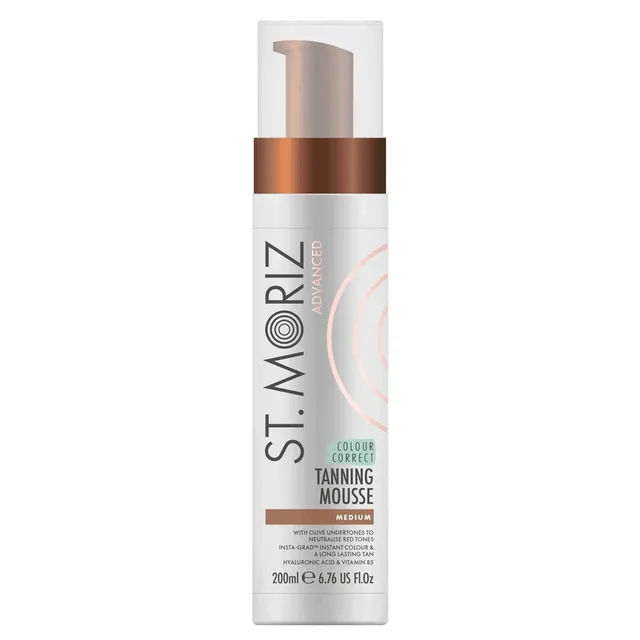 ST. MORIZ Advanced Colour Correcting Tanning Mousse Medium 200ml
