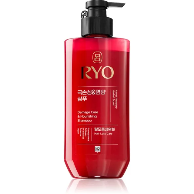 RYO Damage Care & Nourishing Shampoo Intensiivne taastav šampoon kahjustatud juustele 480 ml