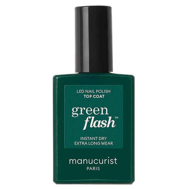 MANUCURIST Green Flash Led Top Coat 15ml