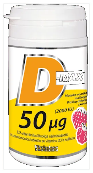 D-MAX NÄRIMISTBL 50MCG N90
