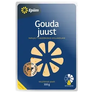 Gouda juust viilud laktoosivaba, EPIIM, 300g
