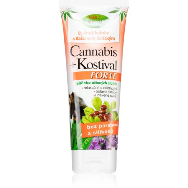 Bione Cosmetics Cannabis Kostival Forte Taimevedelik lihastele, liigestele ja sidemetele 205 ml