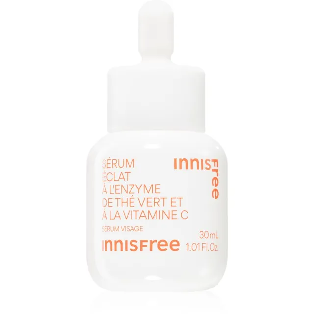 innisfree Green Tea Enzyme Vitamin C Brightening Serum Kirgastav seerum C-vitamiiniga ühtlase nahatooni jaoks 30 ml