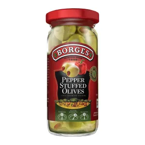 Borges rohelised oliivid 230g paprikaga