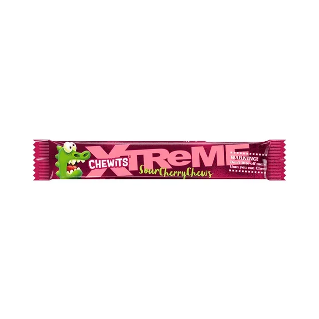 Närimiskompvekid Xtreme Cherry, CHEWITS, 34 g