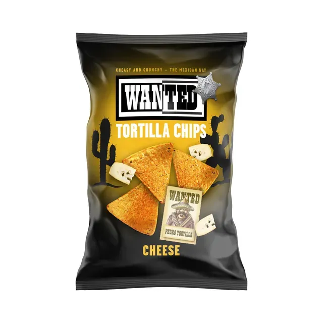 Tortilja krõpsud juustuga, WANTED, 200 g