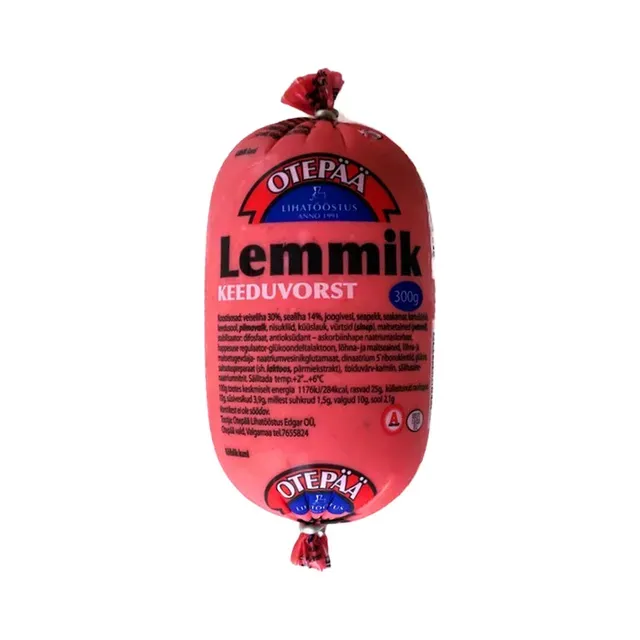 Otepää lemmikvorst, OTEPÄÄ LIHATÖÖSTUS EDGAR, 300 g