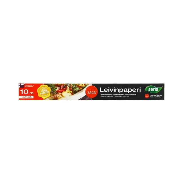 Küpsetuspaber 38cmx10m, SAGA, 1 tk