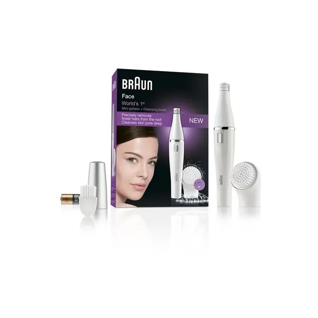 Braun Face 810 Epilaator koos puhastuspintsliga näole 1 tk