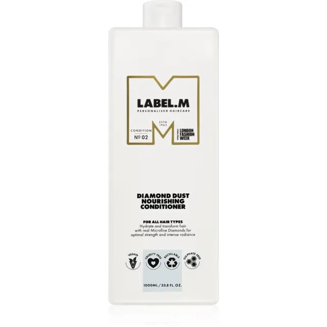 label.m Diamond Dust Nourishing Conditioner Toitev palsam kuivadele juustele 1000 ml