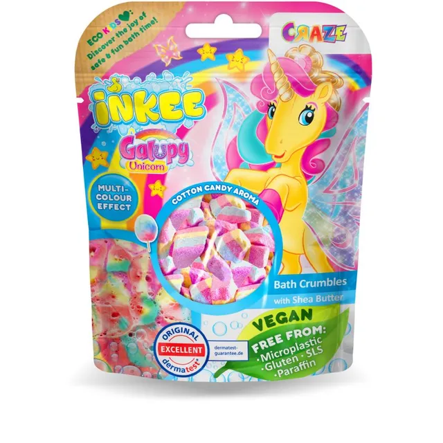 Craze INKEE Galupy Unicorn vannihelbed lastele 100 g