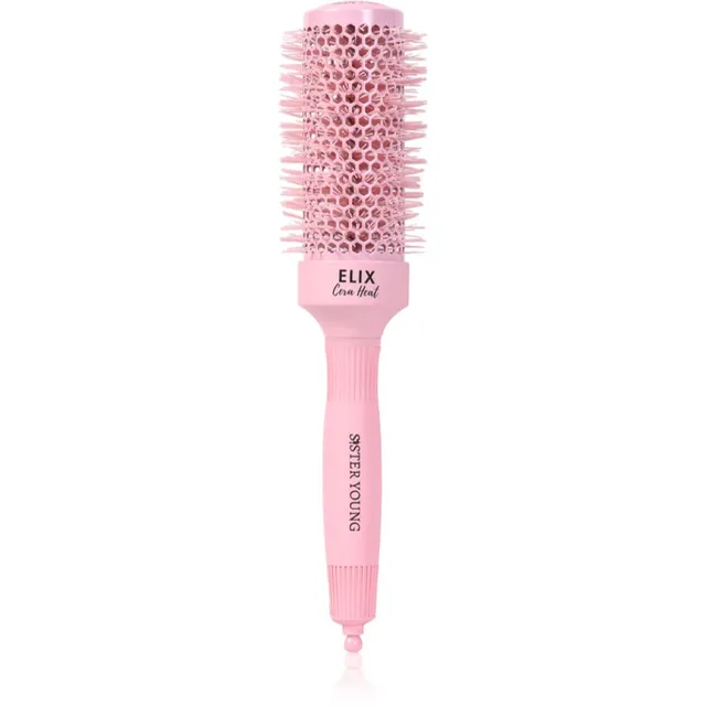 Sister Young ELIX Round Brush Cera Heat Pink Ümmargune juuksehari 43mm 1 tk