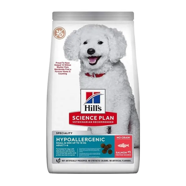 Hill's Hypoallergenic Small & Mini koera kuivtoit, lõhe 1,5kg