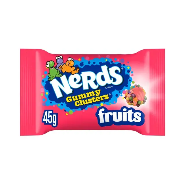 Närimiskommid Gummy Clusters Fruits, NERDS, 45 g