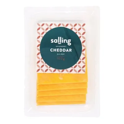 Juust Cheddar viilutatud Salling 100g