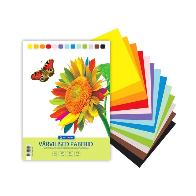Värvilise paberi komplekt, SULEMEES, 1kmpl