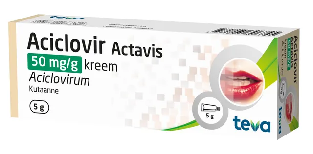 ACICLOVIR ACTAVIS KREEM 50MG/G 5 g