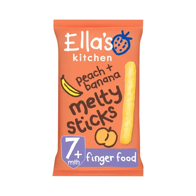 Virsiku-banaani maisipulgad, ELLA'S KITCHEN, 16g
