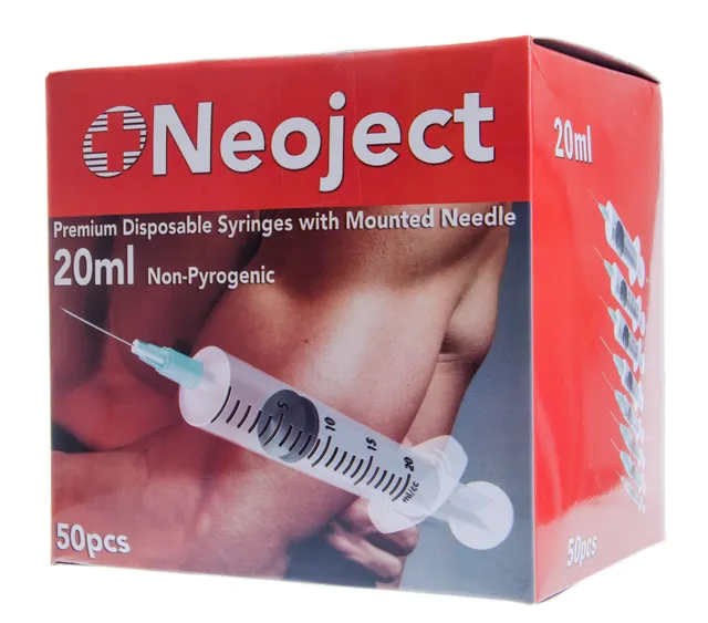 SÜSTAL NÕELAGA NEOJECT 20ML 3 OSALINE (22G) N50 /SLIP TIP/