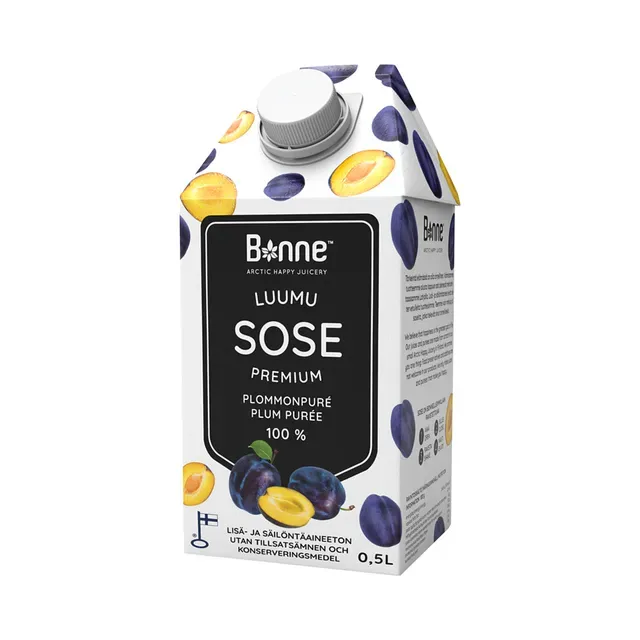 100% ploomipüree, BONNE, 500 ml