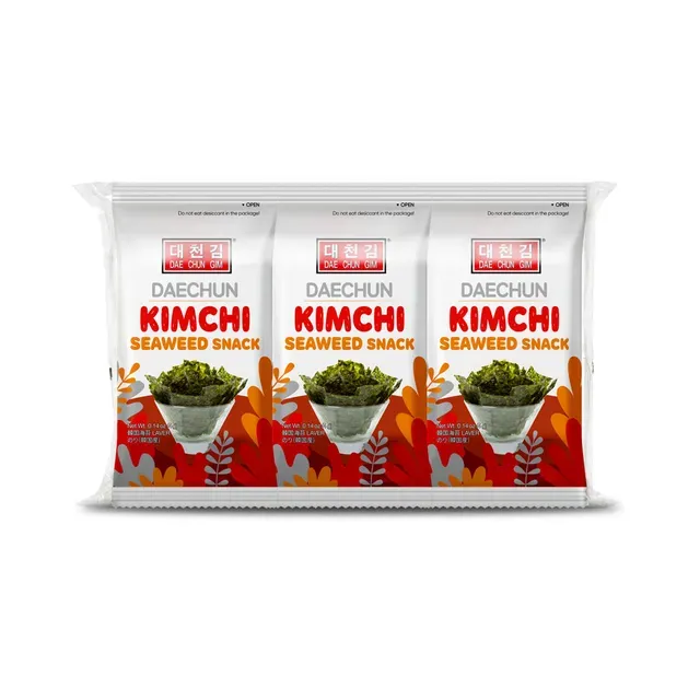 Merevetika snäkk kimchi-maitseline 3-pakk, DAECHUN, 12 g