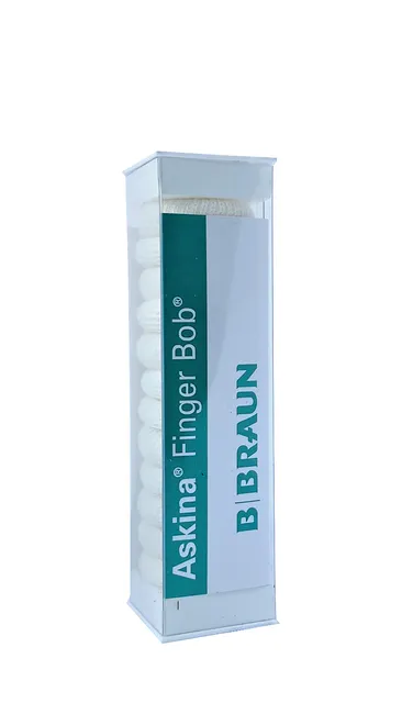 ASKINA FINGER BOB SÕRMESIDE STANDARD SUURUS VALGE N6