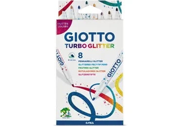 Viltpliiatsid GIOTTO säraga, 8 värvi