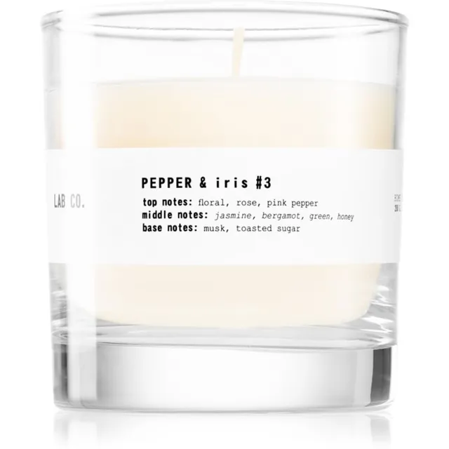 The Olphactory Lab Co. Pepper & Iris lõhnaküünal 200 g