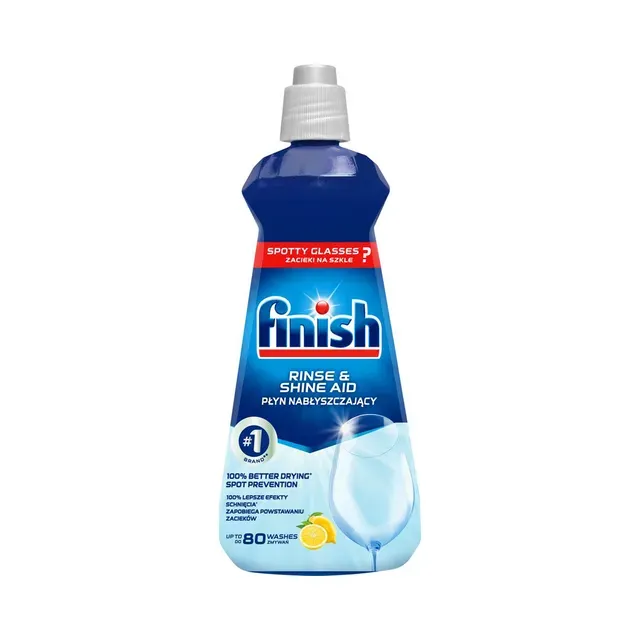 Nõudepesumasina loputusvahend Max Lemon, FINISH, 400 ml