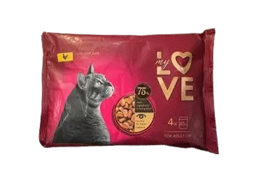 Kassisööt MY LOVE kanalih.4x85g