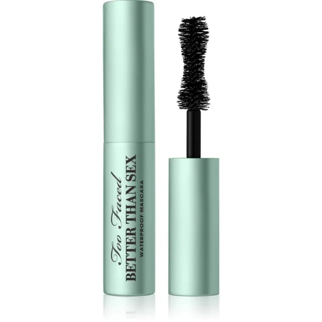 Too Faced Better Than Sex Waterproof Mascara Travel Size Volüümi lisav veekindel ripsmetušš 4.8 g
