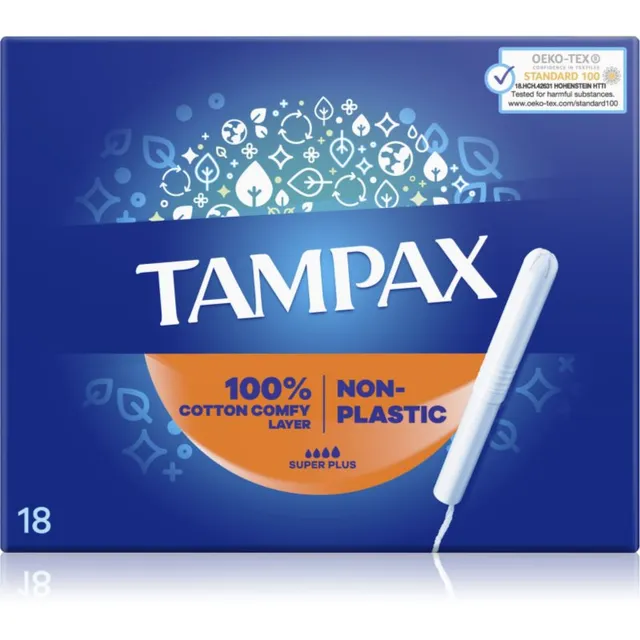 Tampax Super Plus tampoonid aplikaatoriga 18 tk