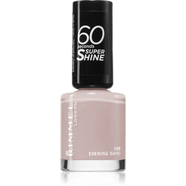 Rimmel 60 Seconds Super Shine Küünelakk varjund 109 Evening Sand 8 ml