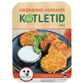 Kikerherne-porgandi kotlet, MARTA KULINAARIA, 240 g