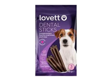 Koera närimispulk LOVETT 3tk 45g