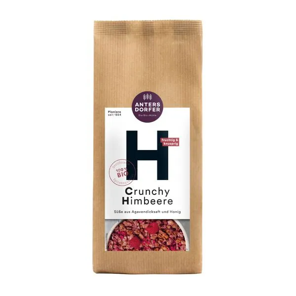 Krõbe granola vaarikatega, ökoloogiline
