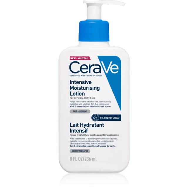 CeraVe Moisturizers Intensive Moisturizing Lotion Niisutuspiim kuivale ja sügelevale nahale 236 ml