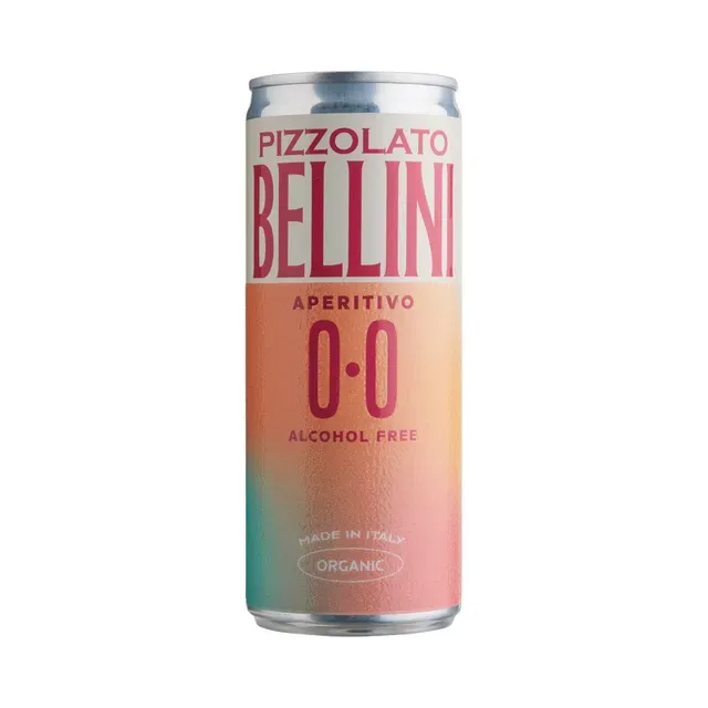 Alkoholivaba kokteilijook Bellini 0, PIZZOLATO, 250 ml