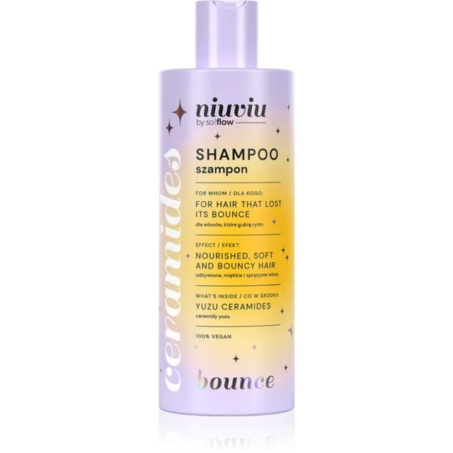 so!flow BOUNCE Hair Shampoo With Ceramides Puhastav šampoon lokkis juustele 300 ml