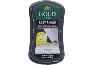 Puhastuskäsn GOLD CARE Easy Shine, must