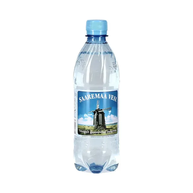 Joogivesi nõrgalt gaseeritud, SAAREMAA, 500 ml